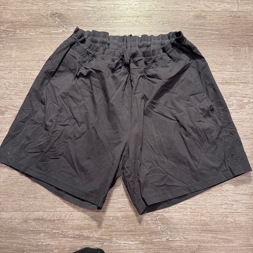 Tuff Athletics Hybrid Active Shorts Womens XL Black Nylon Stretch Hiking Gym